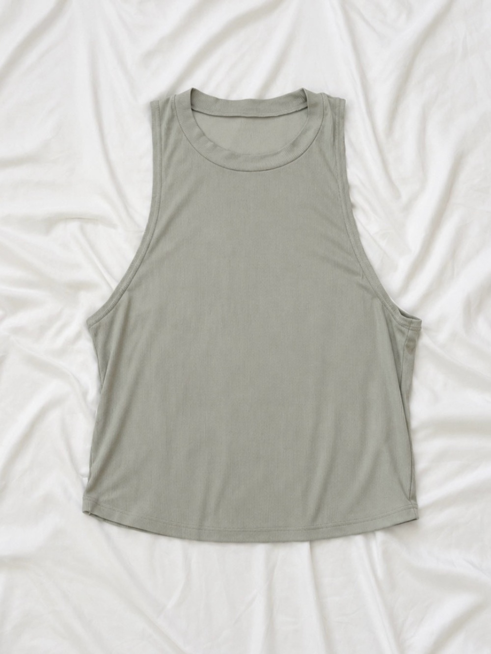 ALO Yoga Ribbed Muscle Tank - Light Sage